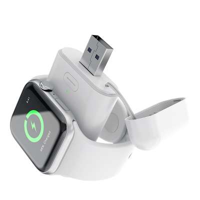 Mini Intelligent Good wireless power bank 1000mah wholesale charger for Apple iwatch Series 5/4/3/2/1 station CE FCC ROHS