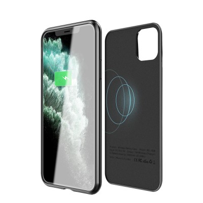 Wireless Power case for iPhone 11 Magnet wireless Battery Case for iphone 11 black 5000 mAh